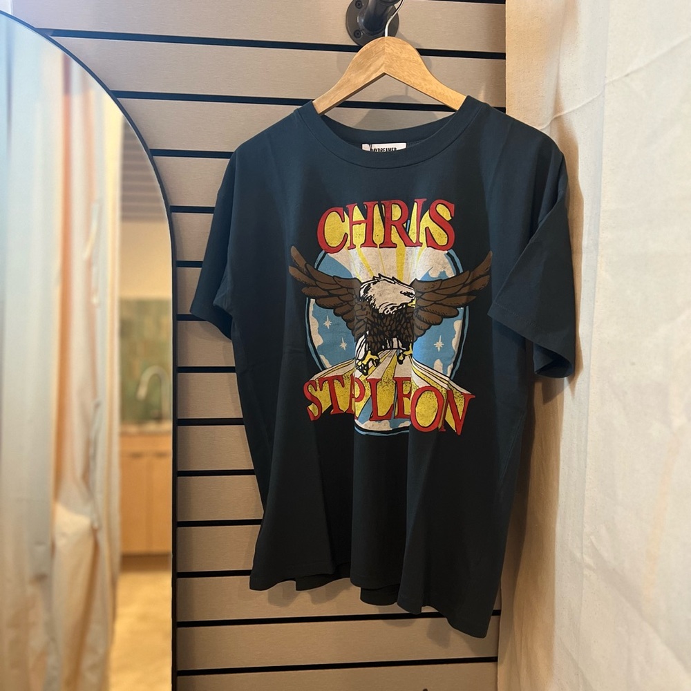 NWT Daydreamer Chris Stapleton Eagle Merch Tee Oversized Band Tee